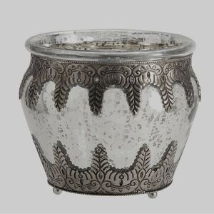 Pottery Barn Mercury Glass Accent Vase